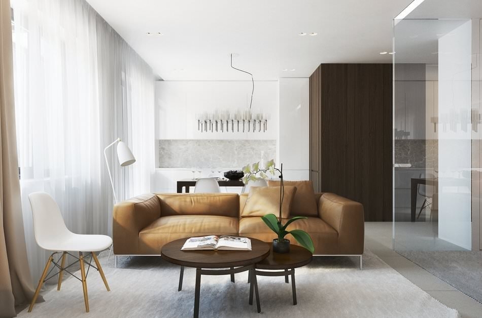 apartment of 35 sq m minimalism