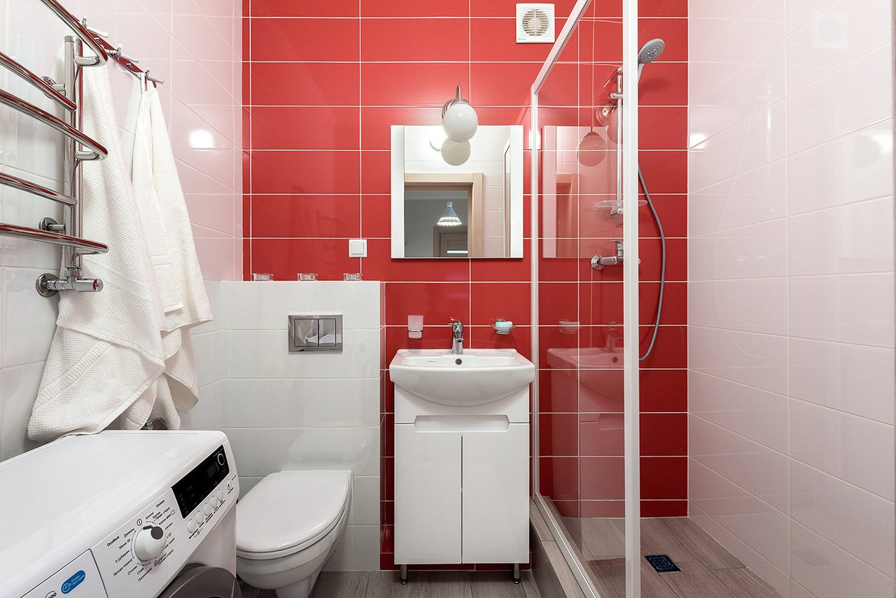 apartment of 35 sq m bathroom