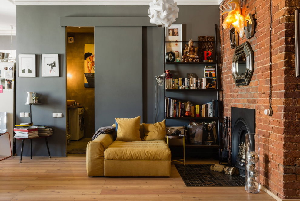 Intérieur de studio de style loft