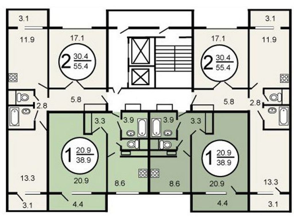 série de disposition de plancher n 46 m