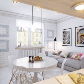 aménagement d'un studio d'une superficie de 24 m² design intérieur