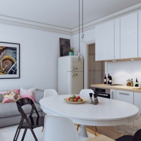 aménagement d'un studio d'une superficie de 24 m² avis photo