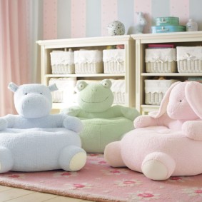 pouf pour déco enfant