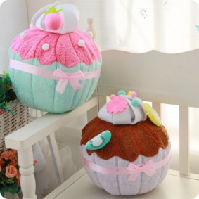 pouf pour cupcake enfant