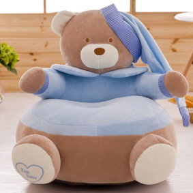 pouf pour un bébé ours