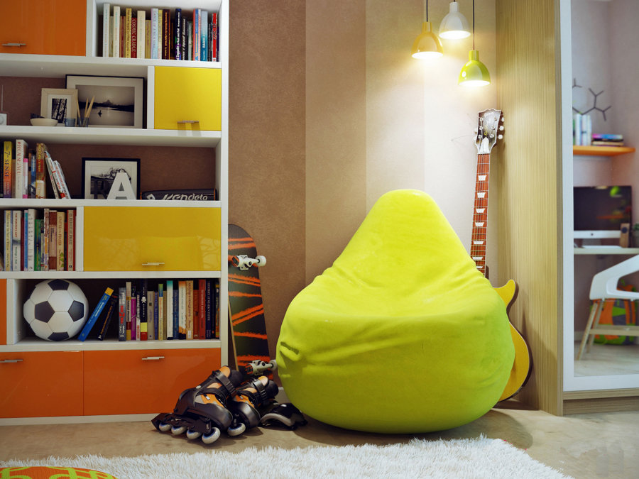 poufs pour photo idée enfant