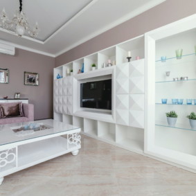 armoire dans le salon