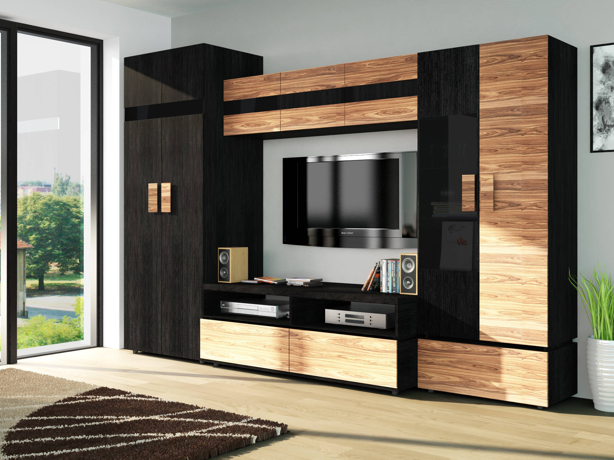 armoire murale modulaire