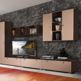 mur moderne pour photo tv