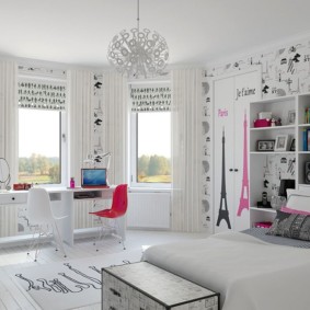 chambre à coucher pour fille idées de design