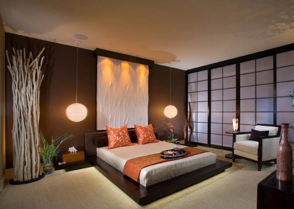 chambre de style oriental