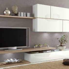 Photo de minimalisme mural TV