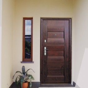 entrance doors to the apartment