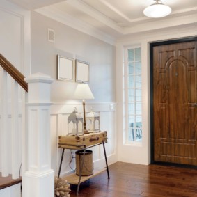 entrance doors to the apartment