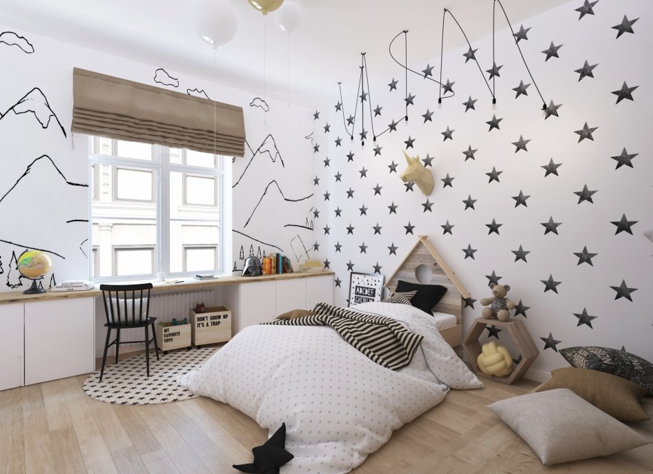 Scandinavian style nursery