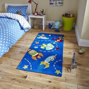 Tapis d'espace pour les enfants