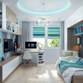 Chambre d'enfant dans un style moderne