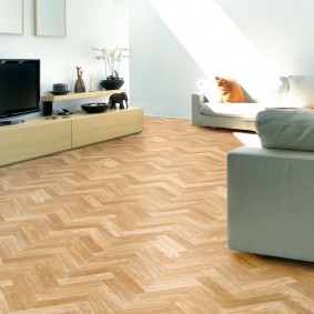 Parquet au salon