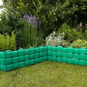 Clôture verte pour parterre de jardin