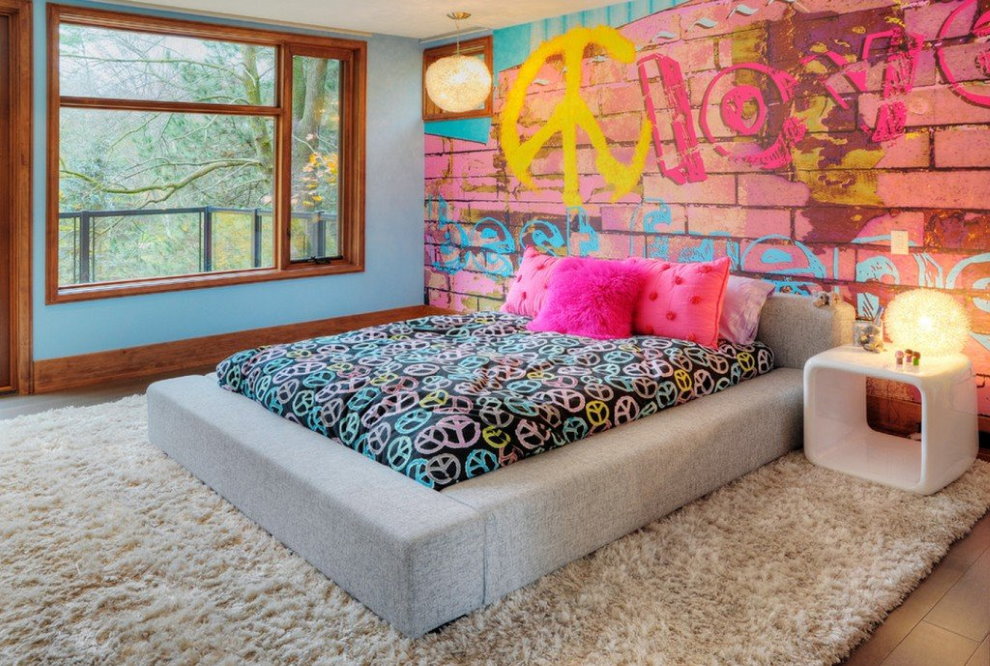 Chambre d'enfants dans le style du pop art