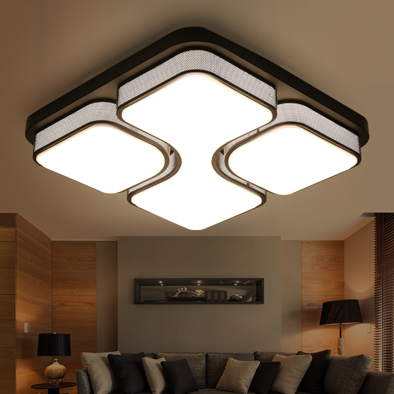 Lustre LED carré