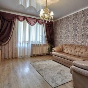 Classic living room in a city apartment