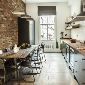 Loft à l'intérieur d'un appartement en ville