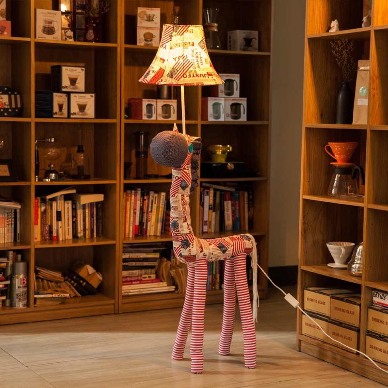 Lampadaire pour enfants Cartoon Girafe