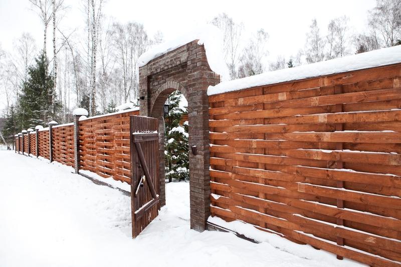 clôture pour une maison privée