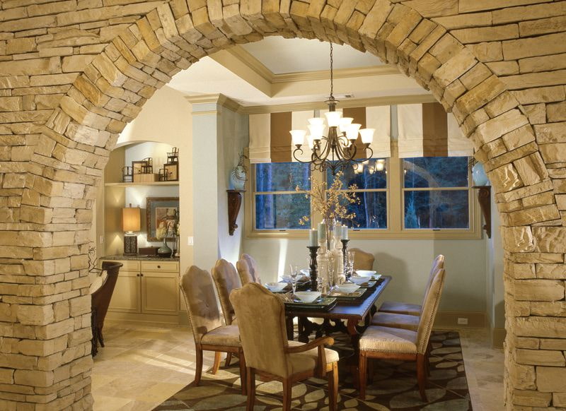 vintage stone arch