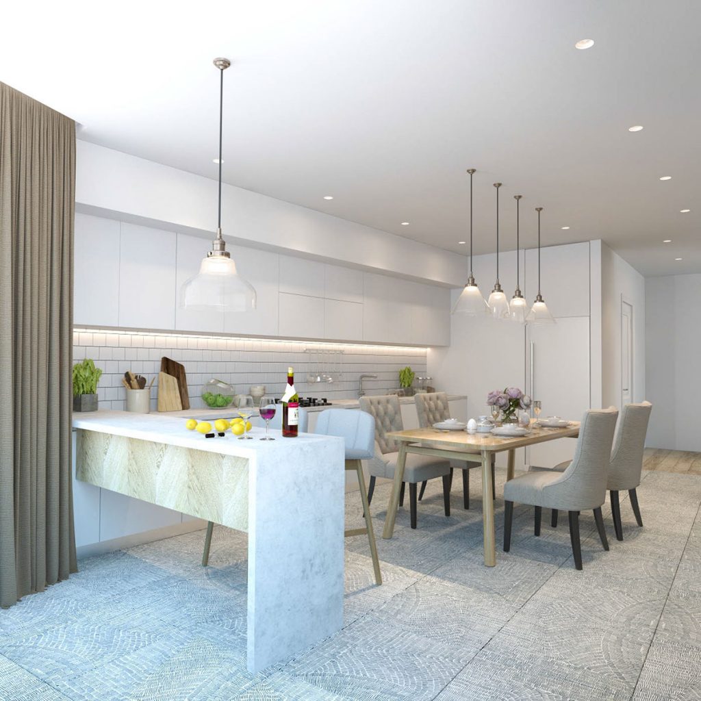 white kitchen interior photo