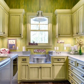 decorative plaster in the kitchen decor