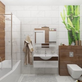 salle de bain 2019 avec bois