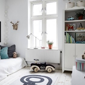 Décoration murale chambre d'enfant de style scandinave