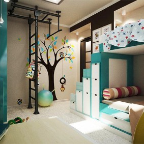 chambre enfant 14 m² photo intérieur