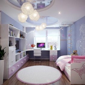 chambre d'enfant 14 m² options photo