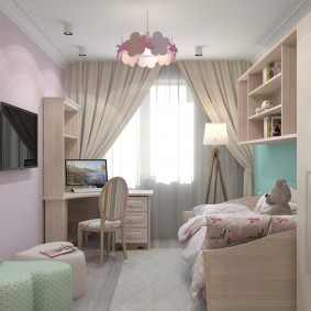 chambre enfant 14 m² options idées