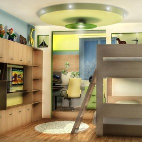 chambre d'enfant 9 m² design photo