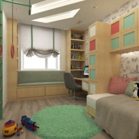 chambre d'enfant 9 m² options photo