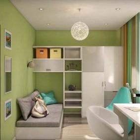 chambre d'enfant 9 m² types de design