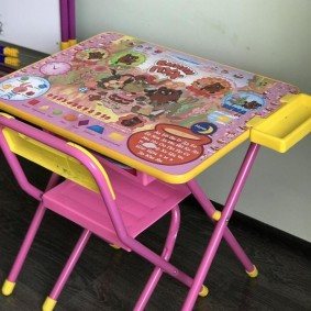 tables pour enfants avec une chaise idées déco