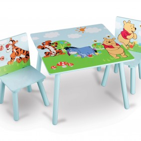 children's wooden chair photo