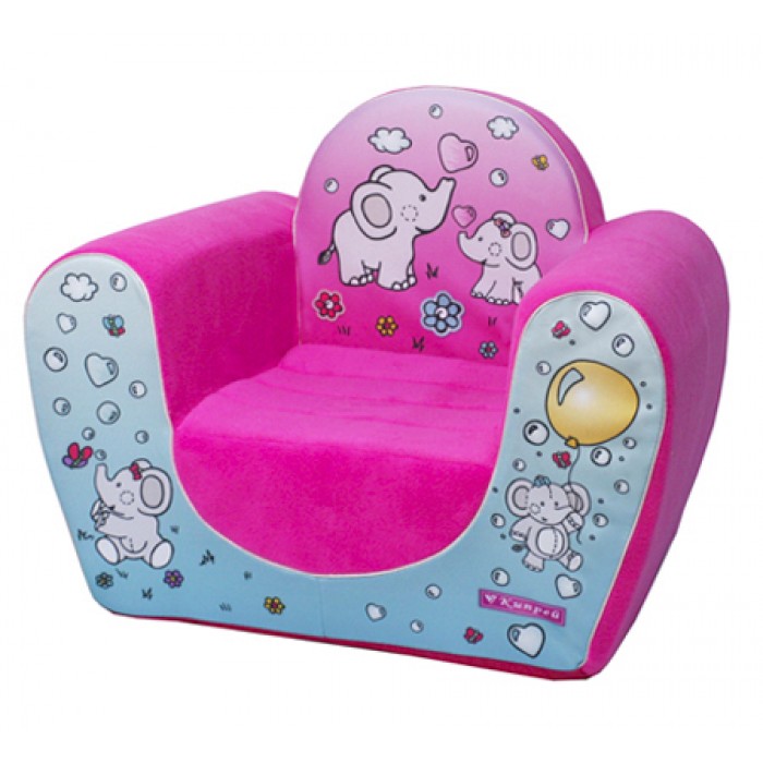 Chaise de jeu avec rembourrage en mousse de polyuréthane pour fille