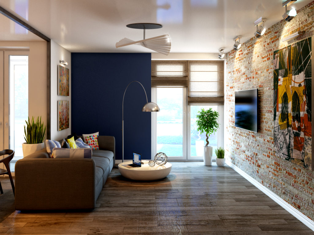 one bedroom apartment design photo