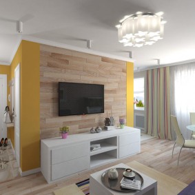 appartement d'une chambre design Khrouchtchev