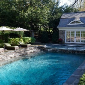 Fixed pool in the far corner of the plot