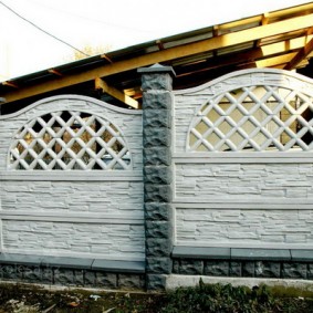 Wooden canopy with corrugated roof