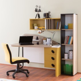 Modular furniture in a children's room