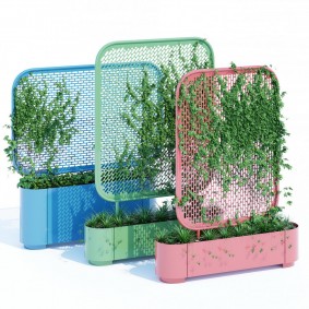 Rack mobili per creare un giardino verticale