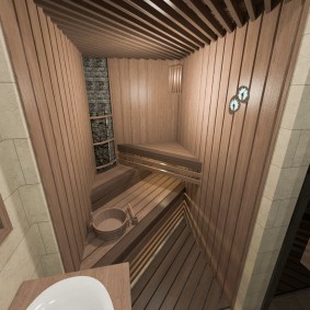 Conception d'un sauna dans un appartement en ville